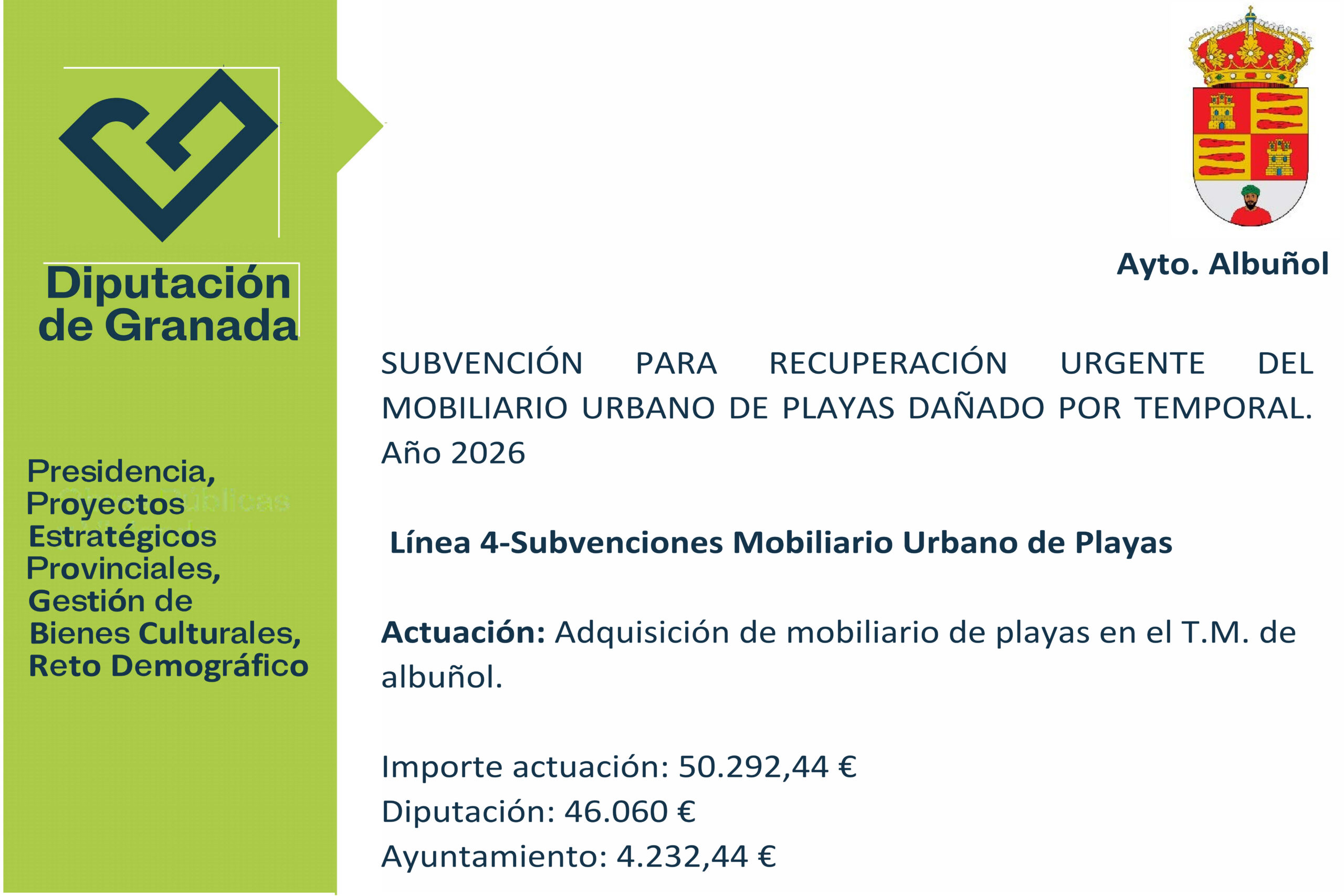 Subvencion Equipamiento Playas